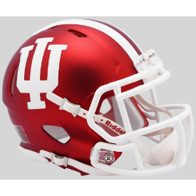 Indiana Hoosiers NCAA Mini Speed Football Helmet Anodized Crimson
