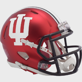 Indiana Hoosiers NCAA Mini Speed Football Helmet Anodized Crimson