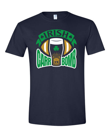Irish Carr Bomb Football T-Shirt