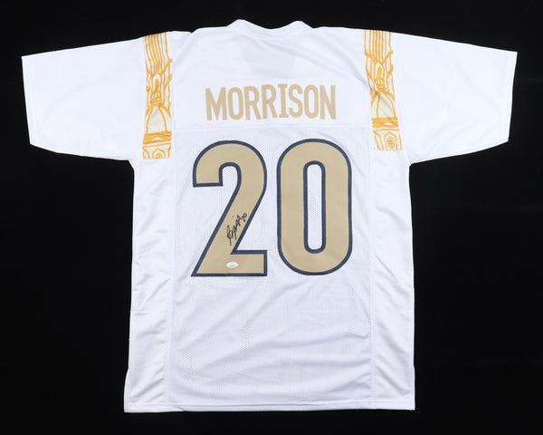 Benjamin Morrison Signed Notre Dame Shamrock Series 2022 Las Vegas Custom Jersey