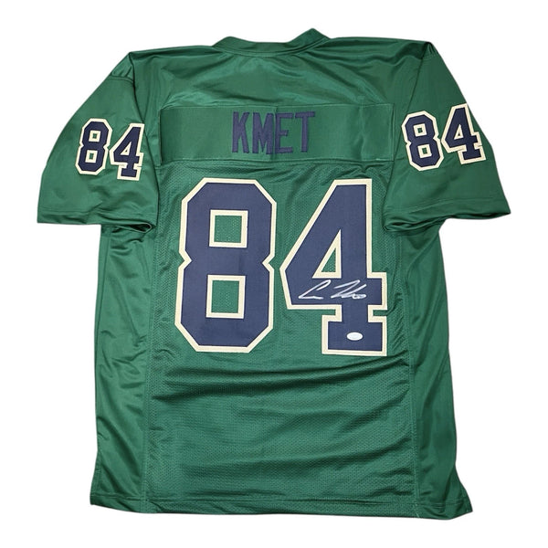 Cole Kmet Signed Notre Dame Green Custom Jersey