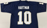 Sam Hartman Signed Notre Dame Blue Jersey
