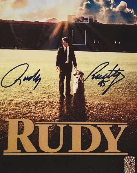 Rudy Ruettiger Signed Rudy 8x10 Movie Photo