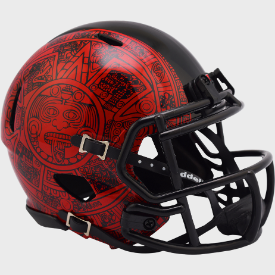 San Diego State Aztecs NCAA Mini Speed Football Helmet Aztec Calendar