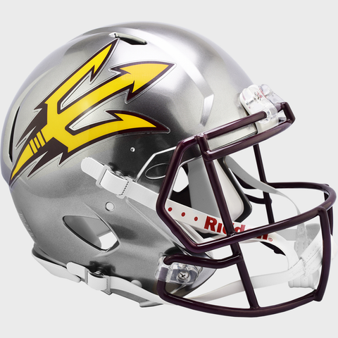 asu sun devil football helmets Arizona State Sun Devils FLASH Authentic Speed Football Helmet – SPORTSCRACK