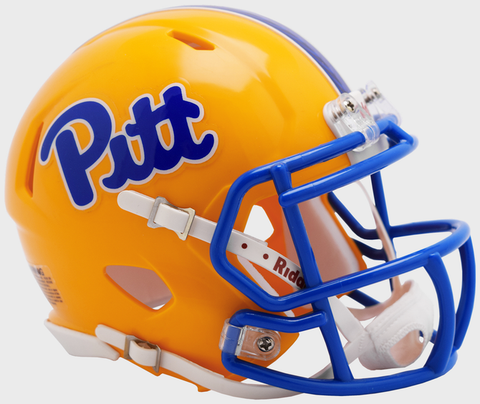 Pittsburgh Panthers Riddell Speed Mini Helmet Gold