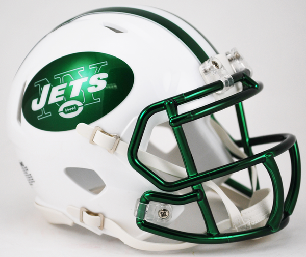New York Jets Chrome Speed Mini helmet