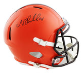 Nick Chubb Signed Cleveland Browns Speed Full Size NFL Helmet