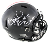 Ezekiel Elliott Signed Ohio State Buckeyes Speed Full Size Black NCAA Helmet