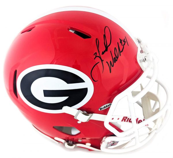 authentic georgia football helmet Herschel Walker Signed Georgia Bulldogs Riddell Speed Authentic Helmet – SPORTSCRACK