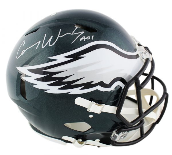 Carson Wentz Signed Philadelphia Eagles Speed Authentic NFL Helmet
