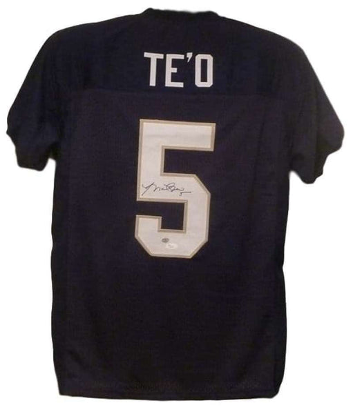 Manti Te'o Signed Notre Dame Football Jersey