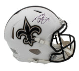 Drew Brees Signed New Orleans Saints Speed Authentic White Matte NFL Helmet