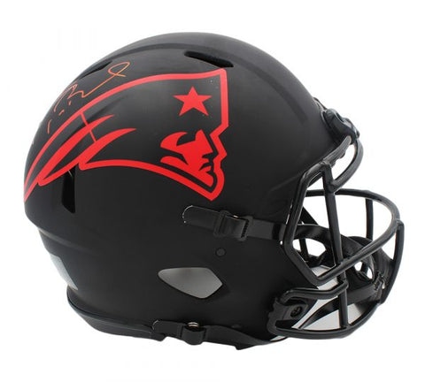 Tom Brady Signed New England Patriots Speed Authentic Eclipse NFL Helmet