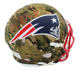 Tom Brady Signed New England Patriots Speed Authentic Camo NFL Helmet