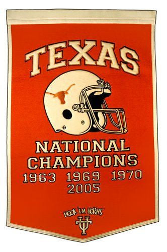 Texas Longhorns Dynasty Banner - Memorabilia - SPORTSCRACK