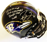 Ray Lewis Signed Authentic Pro Baltimore Ravens Helmet Limited Edition Of 52 W/Mask Visor - Memorabilia - SPORTSCRACK - 1