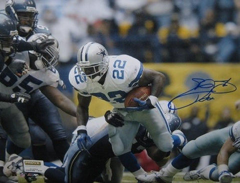Emmitt Smith Autographed Dallas Cowboys 16x20 Photo