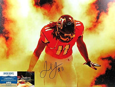 Julio Jones Autographed/Signed 24x32 Atlanta Falcons Wrapped NFL Wall Mount Canvas