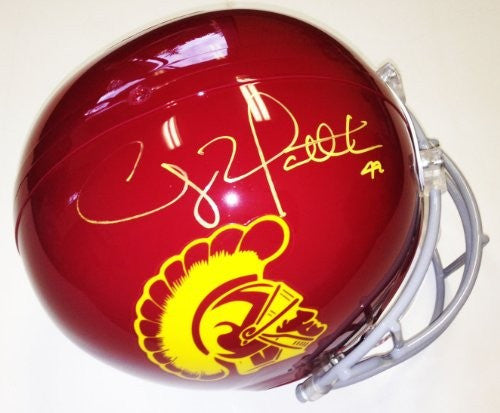 Clay Matthews Signed USC Trojans Full Size Helmet - Memorabilia - SPORTSCRACK