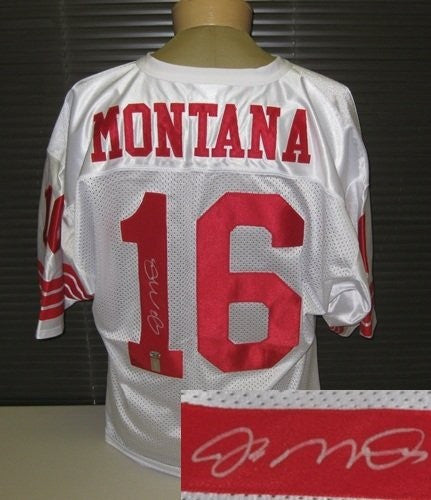 Joe Montana Autographed White San Francisco 49ers Jersey