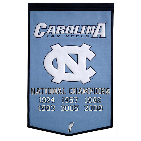 North Carolina Tar Heels Dynasty Banner - Memorabilia - SPORTSCRACK
