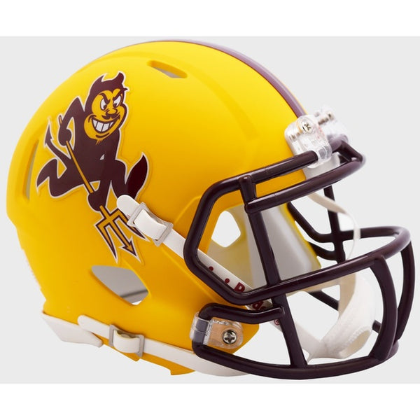Arizona State Sun Devils Riddell Speed Mini Helmet Flat Yellow Sparky