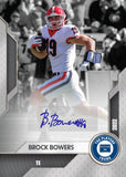 Brock Bowers Signed Limited First Edition Silver 2022 Trading Football Card