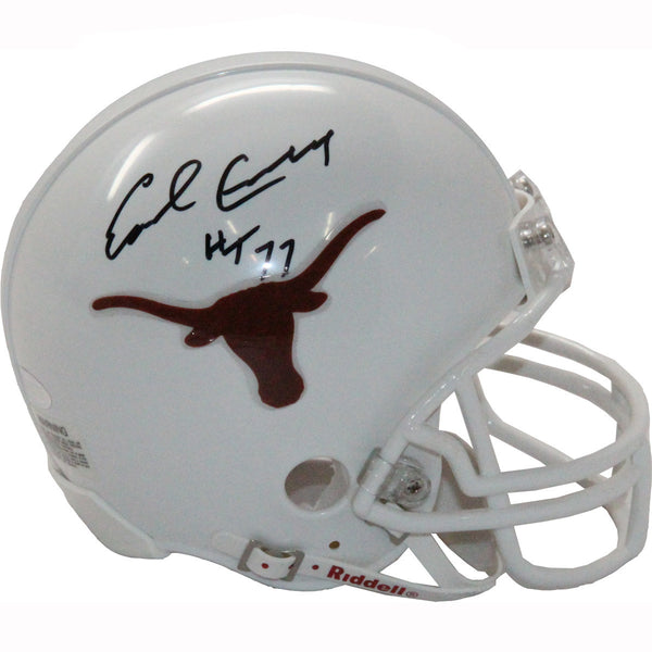 Earl Campbell University of Texas Authentic Helmet w/ bar w/ H.T 77 Insc.