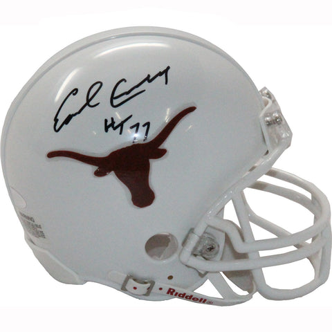 Earl Campbell University of Texas Authentic Helmet w/ bar w/ H.T 77 In – SPORTSCRACK