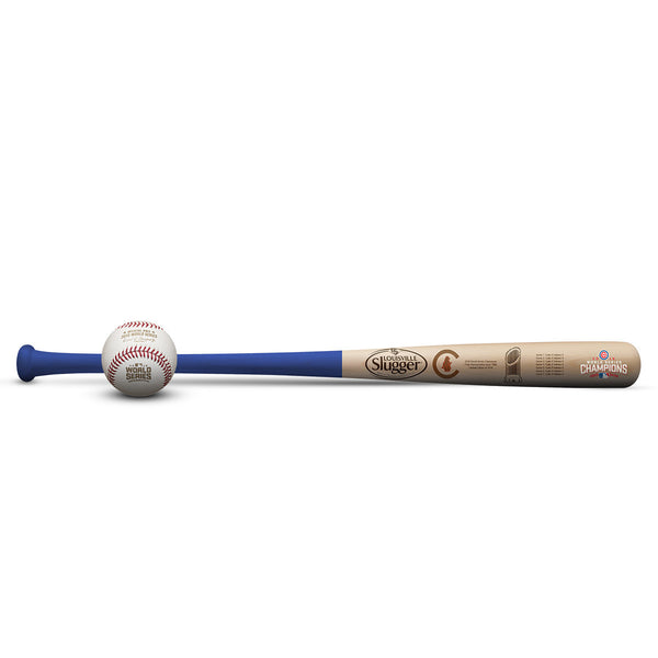 Chicago Cubs 2016 World Championship Bat & Ball Bundle