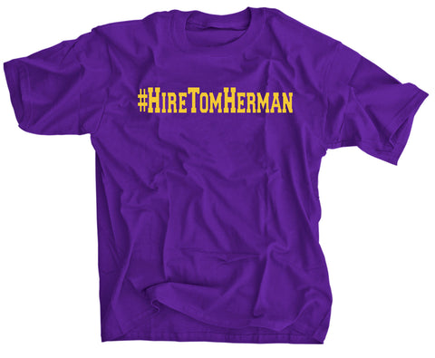 Hire Tom Herman Coach T-shirt for LSU fans