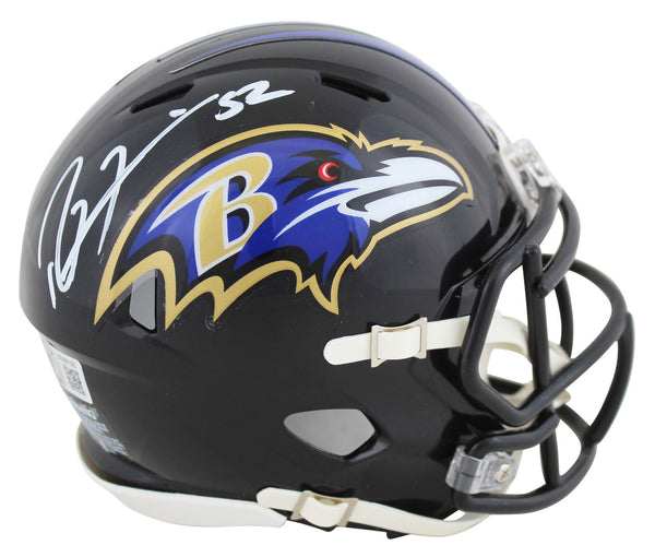 Ray Lewis Signed Baltimore Ravens Mini Helmet