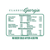 Classic Georgia - No Beer After 4 Pocket T Shirt