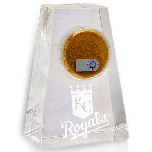 Kansas City Royals Taper Crystal w/ Game Used Dirt - Memorabilia - SPORTSCRACK
