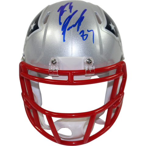 Rob Gronkowski Signed New England Patriots Riddell Speed Mini Helmet - Memorabilia - SPORTSCRACK