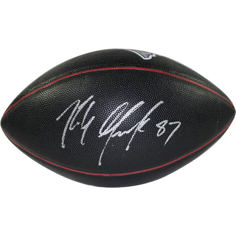 Rob Gronkowski Signed New England Patriots Black Football - Memorabilia - SPORTSCRACK
