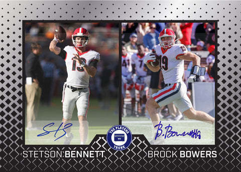 STETSON BENNETT & BROCK BOWERS DUAL SIGNED LIMITED SILVER VARIATION 1ST EDITION 2022 TRADING CARD (#/75)