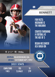 Stetson Bennett SIGNED Georgia Bulldogs Limited Silver Variation 1st Edition 2022 Trading Card