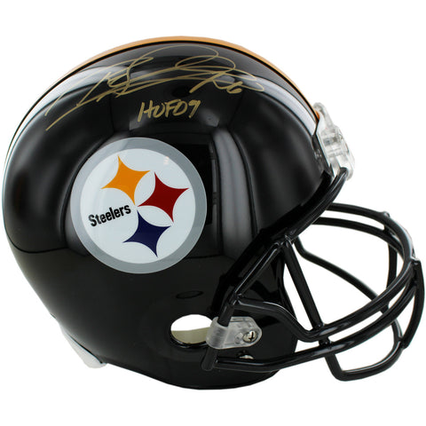 Rod Woodson Pittsburgh Steelers Replica Helmet w/HOF 09 insc