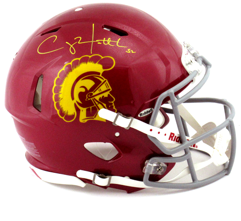 Clay Matthews Signed USC Trojans Riddell Authentic Revolution Speed NCAA Helmet - Memorabilia - SPORTSCRACK - 1