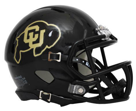 colorado football helmet v Colorado Buffaloes Riddell Speed Black Mini Helmet – SPORTSCRACK