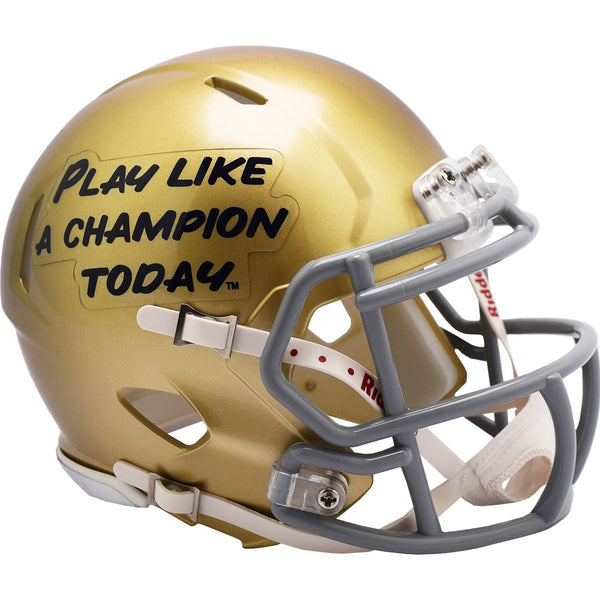 Notre Dame Fighting Irish NCAA Mini Speed Football Helmet Play Like a Champion Today