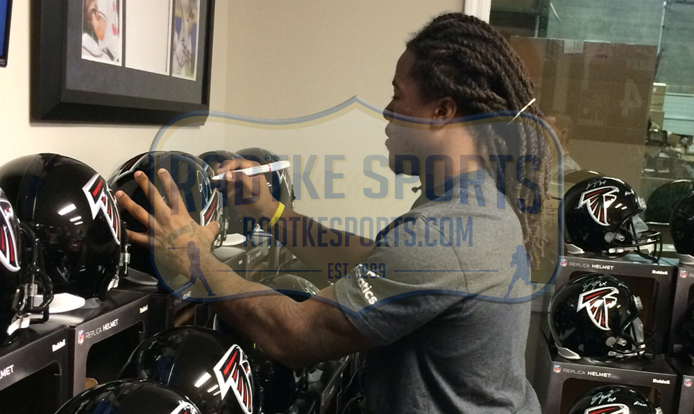 Devonta freeman signed jersey Clearance