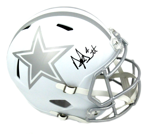 Dak Prescott Signed Dallas Cowboys Riddell ICE Speed Full Size Helmet