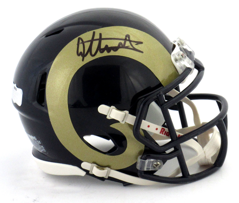 Todd Gurley Signed Los Angeles Rams Riddell Speed NFL Mini Helmet - Memorabilia - SPORTSCRACK