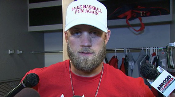 Make Baseball Fun Again White Hat Bryce Harper 2016 - Hats - SPORTSCRACK