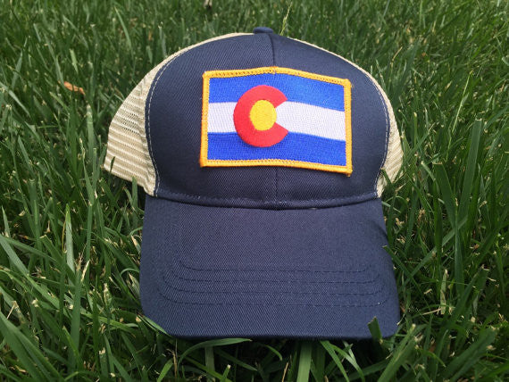 COLORADO STATE FLAG MESH HAT SNAPBACK - Hats - SPORTSCRACK - 1