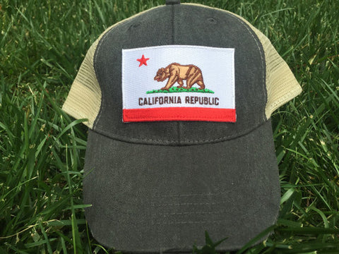 CALIFORNIA STATE FLAG MESH HAT SNAPBACK - Hats - SPORTSCRACK - 1