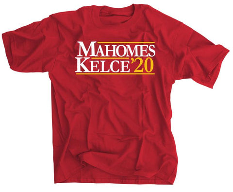 Patrick Mahomes and Travis Kelce for President 2020 Election Shirt Kansas City Chiefs